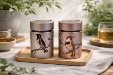 Preview: 2er Dosen-Set "Birds" (max. 150g)